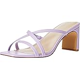 The Drop Women's Amelie Strappy Square Toe Heeled Sandal