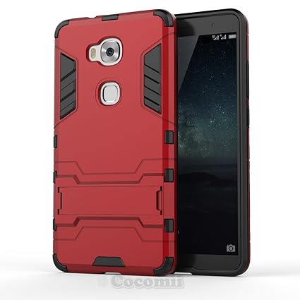 Cocomii Iron Man Armor Huawei Honor 5X Hülle [Strapazierfähig] Erstklassig Taktisch Griff Ständer Stoßfest Gehäuse [Militäris