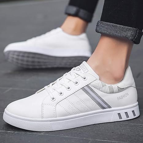pu leather sneakers