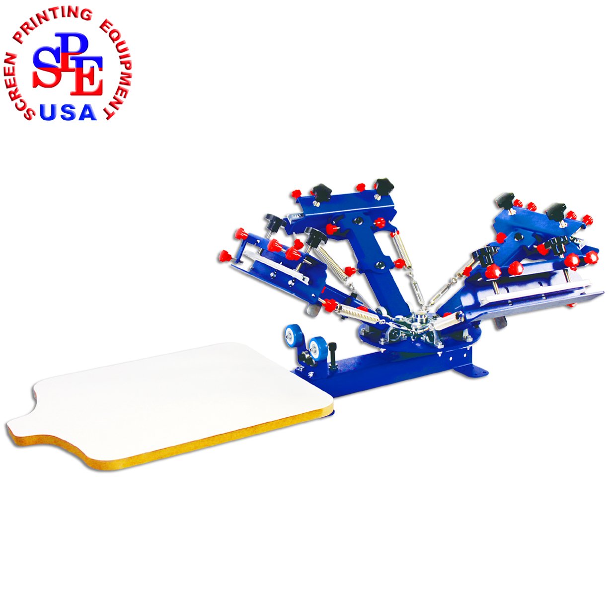 4 Color 1 Station Desktop Screen Printing Machine Vains Faktory