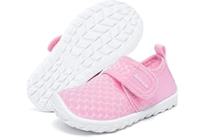 Rechtmien Boy Girl Baby Water Shoes Breathable Lightweight Non-Slip Infant Water Shoes Garden Beach Pool Aqua Shoes(0-24month)