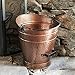 Minuteman International C-86 Coal Hod, Large Hammered Copper Pellet Bucket