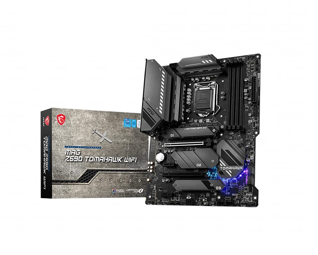 MSI MAG Z590 TOMAHAWK WIFI - Motherboard - LGA1200-Sockel - Z590, USB, Black, ATX