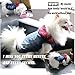 SILD Pet Clothes Dog Jeans Jacket Cool Blue Denim Coat Small Medium Dogs Lapel Vests Classic Hoodies Puppy Blue Vintage Washed Clothes (Plaid Hat,XS)