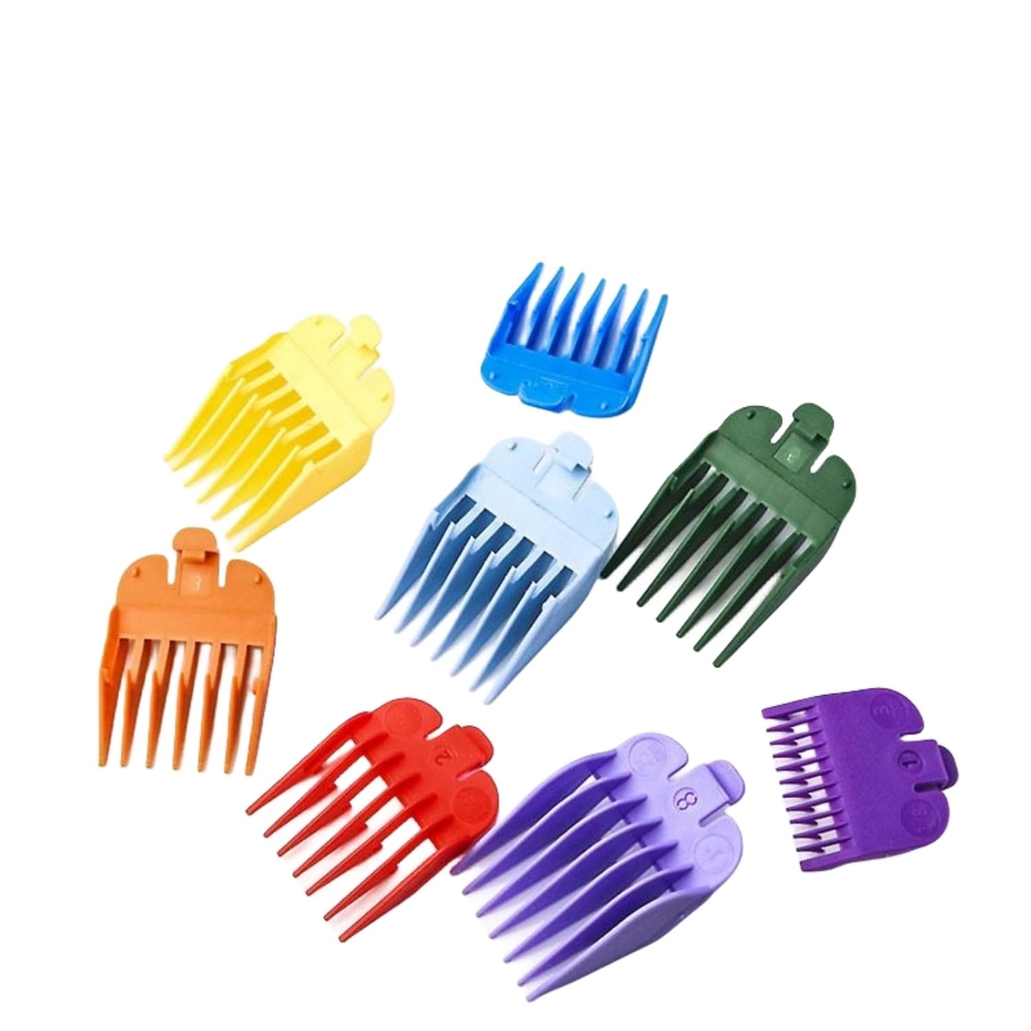 Photo 1 of (8 Pack) Professional Hair Clipper Guards Cutting Guides Compatible with Most Wahl Clipper
