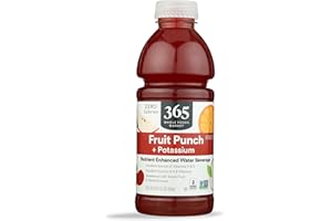 365 by Whole Foods Market, Nutrient Enhanced Water, Fruit Punch with Potassium, 20 Fl Oz