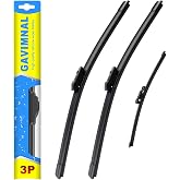 Silicone Wiper Blades Replacement For Land Rover Range Rover 2017-2022 | 24"+20" Front &amp; 15" Rear, All-Weather, Streak-Free, OE-fit, Quiet, Easy One-Click Install