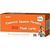 500 Spanish Phrases Flash Cards Flashcards for Adults & Beginners - Learn Spanish Phrases for Beginners