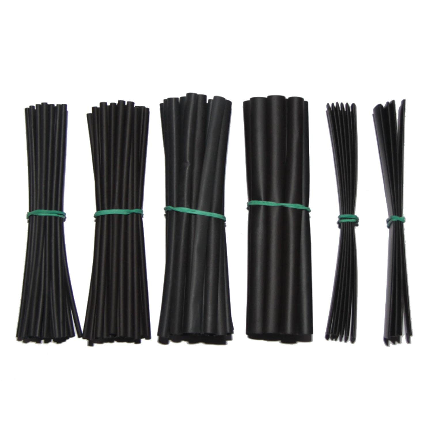 Heat Shrink Tubing Set of 100 Cable Tube Insulation Black