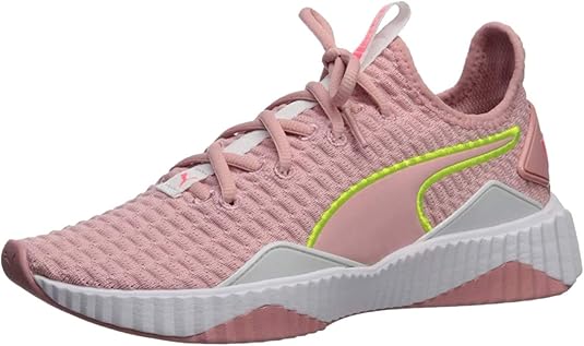 puma defy white pink