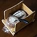 Homemade Bread Loaf Slicer - Bamboo Wood Cutter Box with Knife Slicing Guide & Cutting Board - Adjustable Slice Size Thin Thick 1/3