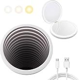 funny santa Infinity Mirror 3 Color LED Rechargeable Daily Outdoor Makeup Touch Up White