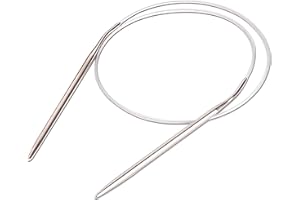 1 PCS Circular Knitting Needles – 4mm Stainless Steel Round Knitting Needle – 120cm Double Pointed Knitting Needles for Sweat