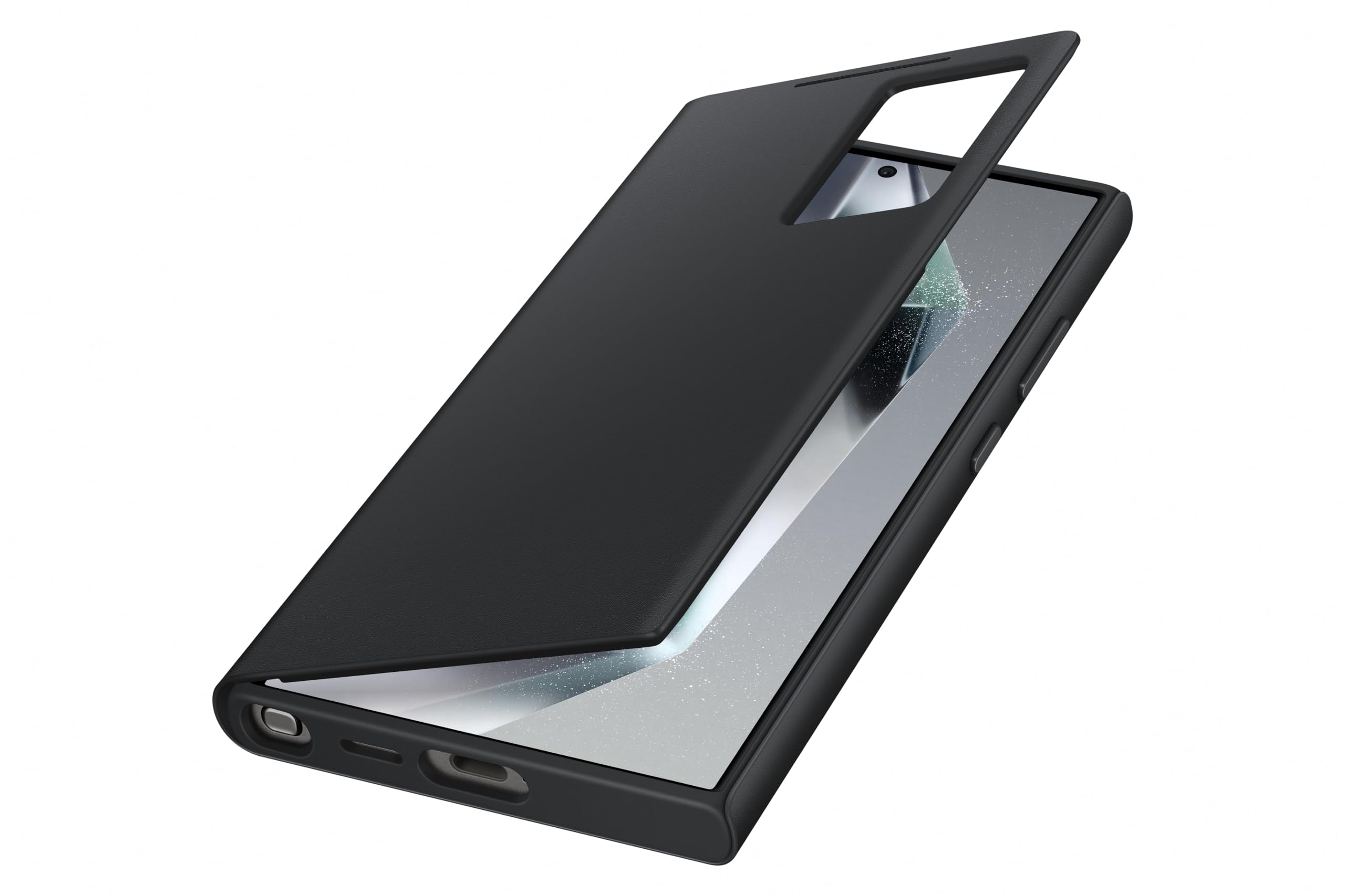 Samsung Galaxy Official S24 Ultra Smart View Wallet Case, Black