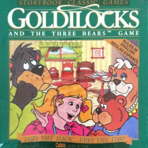 Storybook Classic Goldilocks and The Three Bears Game 1993 by Cadaco by Cadaco