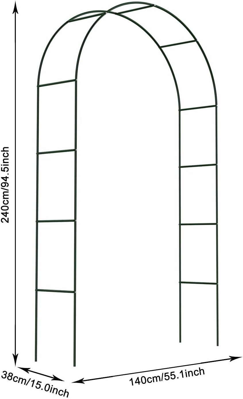 Pairka Arco de Jardín Trepadoras en Forma de Torre Soportes para ...