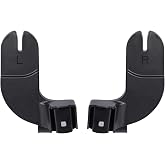 HIUMTREE Car Seat Adapter for Baby Jogger City Select Stroller, Black | Compatible with Baby Jogger City Go/City Select &amp; Graco Car Seats, Stroller Accessories, Nylon Material