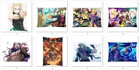 Amazon アリス D文字ジョジョの奇妙な冒険joseph Joestar Caesar Anthonio Zeppeli枕カバーjojo No Kimyo Na Boken枕ケース 枕 抱き枕 オンライン通販