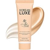 Color Changing Foundation Makeup, Lightweight Liquid Face Base, Buildable Light to Medium Coverage, Natural Finish, Easy Blend, Medium,1pc