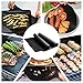 ZENQAI 2 Piece of BBQ Grill Mat Baking Mats Nonstick Reusable and Dishwasher Safe, for Electric, Gas, Charcoal