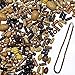 Over 700 Pieces Wood Beads for Jewelry Making with Free Sample Necklace - 24 Assorted Natural Wooden Bead Styles - Great for African, Native American Designs, Macrame Bracelets, Necklaces, Braids