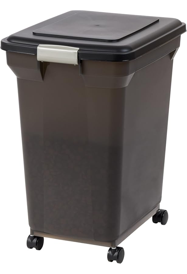 Pet Supplies Buddeez Roll Away 50Quart Pet Food Dispenser (1