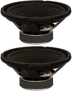 Goldwood Sound, Inc. Stage Subwoofer, OEM 8" Woofers 130 Watts each 8ohm Replacement 2 Speaker Set (GW-8002/8-2)