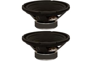 Goldwood Sound, Inc. Stage Subwoofer, OEM 8" Woofers 130 Watts Each 8ohm Replacement 2 Speaker Set (GW-8002/8-2)