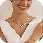 Fimhut Gold Jewelry Set for Women - Dainty 14K Gold Plated Roman Numeral Jewelry Set with Earrings, Bracelets, Necklace Non Tarnish Simple Cute Jewelry Gifts for Women