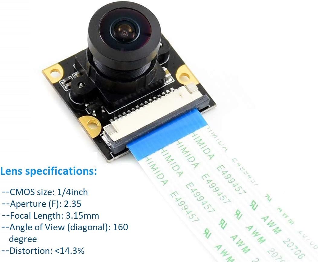 For NVIDIA Jetson Nano IMX219-160 Camera Module 8MP IMX219 Sensor 3280 × 2464 Resolution 160 Degree FoV - Image 4