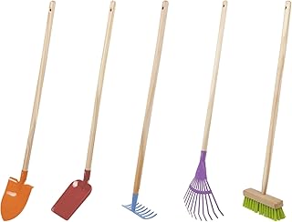 Windhager Gartenwerkzeug Kinder Set 5 Teilig, Garten-Geräte Kinder, Kinderspielzeug für Garten, Kinder Werkzeug, Gartenwerkzeug-Set, 93351