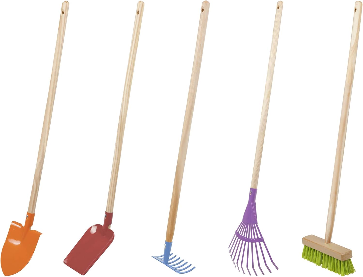 Windhager Gartenwerkzeug Kinder Set 5 Teilig, Garten-Geräte Kinder, Kinderspielzeug für Garten, Kinder Werkzeug, Gartenwerkzeug-Set, 93351