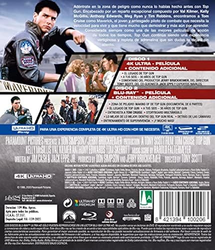 Ultra Hd Top Gun On Amazon Prime Top Gun (4K Ultra-HD BD) [Blu-ray] In