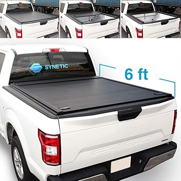 Syneticusa Aluminum Roll Up Retractable Low Profile Hard Tonneau Cover Cargo For 2005 2020 Tacoma Truck Bed 6ft Standard Bed Tonneau Covers Amazon Canada