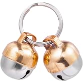 Beau's Bells 2 Extra Loud Cat &amp; Dog Bells | Pet Tracker | Save Birds &amp; Wildlife | Luxury Handmade Copper (Small)