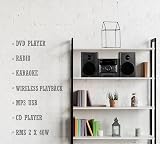 Roxel RCD-250BT All in One Micro Hifi CD Player Bluetooth FM USB view 4