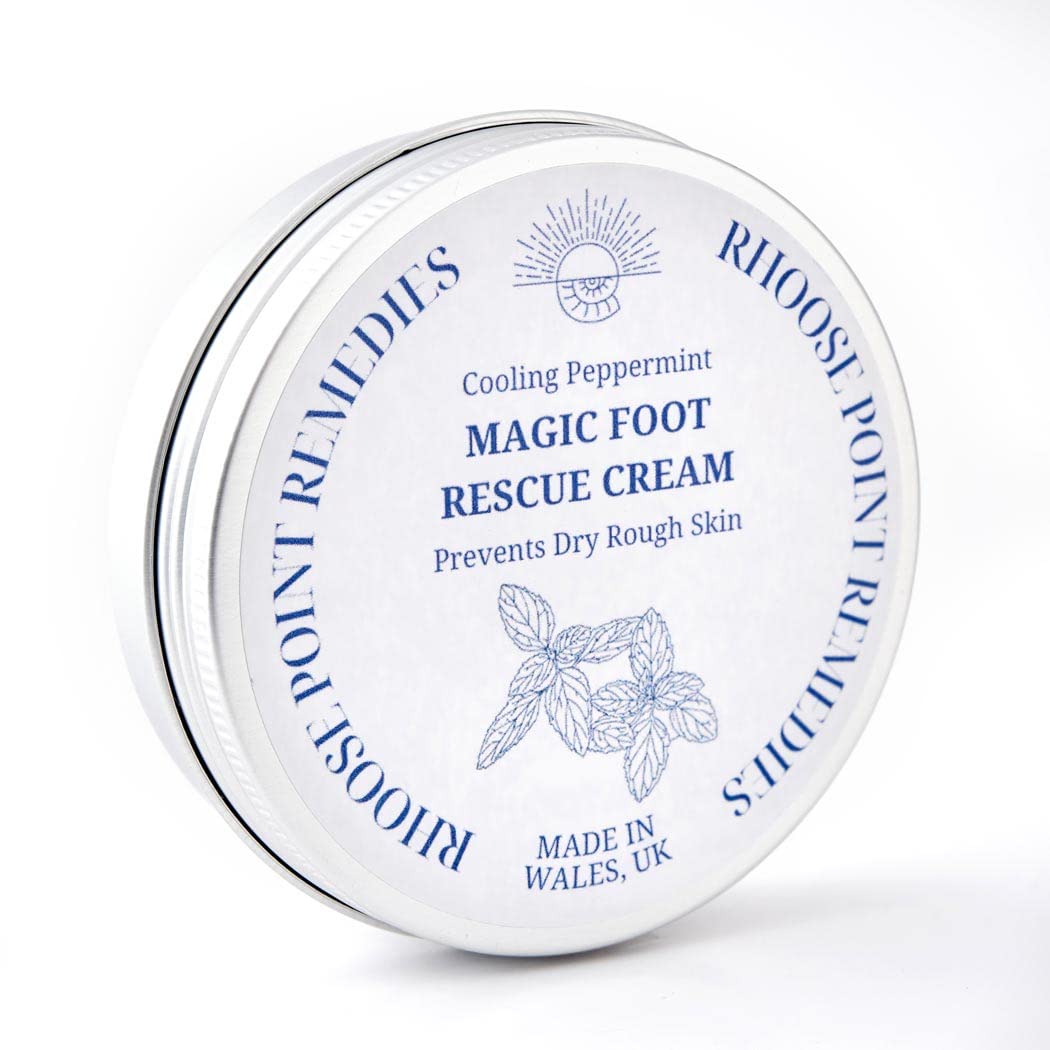 Foot Cream for Very Dry Feet Softens & Prevents Dry Rough Skin 100g Vegan Friendly | Cooling Peppermint Foot Rescue Cream Intensive Cracked Skin Treatment for Feet Professional Cracked Heel Repair