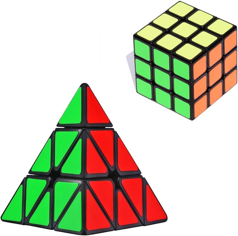 Pyraminx Pyramid Speed Cube ,2 Pack, iHousekeeper