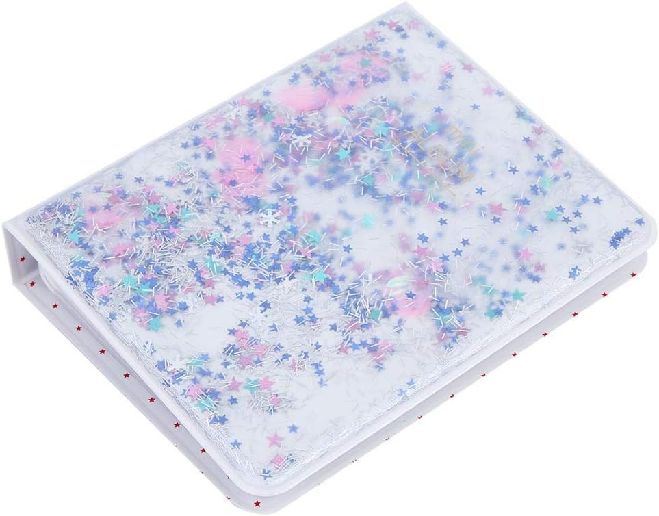DAUERHAFT Large Capacity Mini Photo Album Photo Book Album 9.7 * 5.5 * 0.4inch,for Mini Camera 3 inch Photos(blue) - Image 3