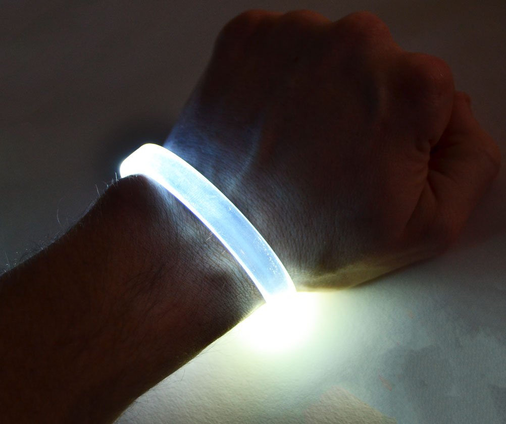 Buy GlowCity LED Light Up Bracelets (White) Online at Low Prices in