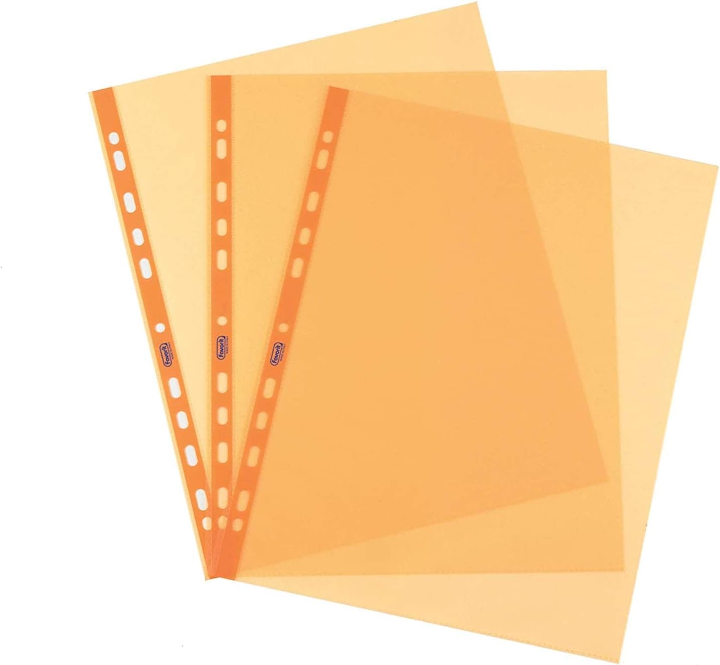 Favorit, 10 x A4 Smooth Finish Envelopes 22 x 30 cm Inner Transparent Assorted Pastel Colours (Random Color) - Image 3