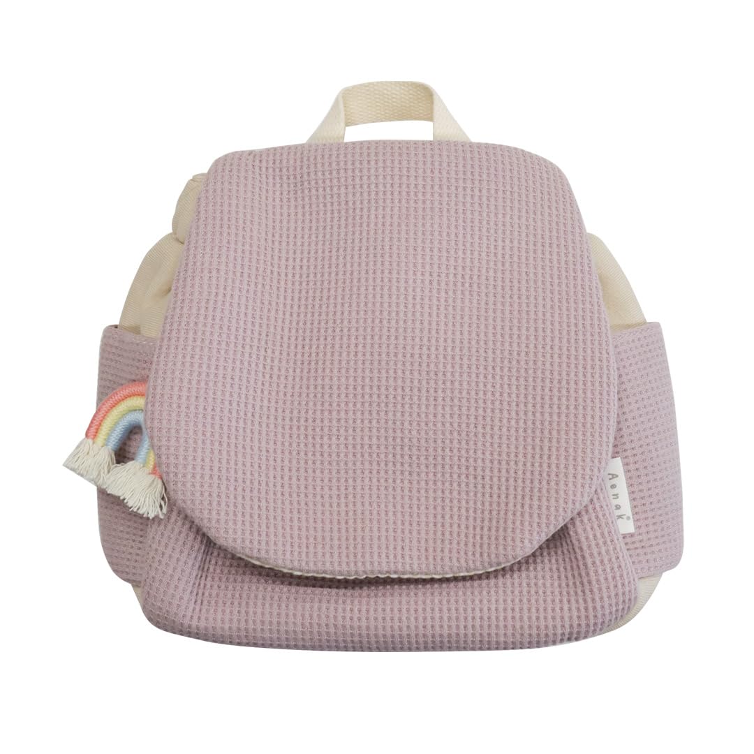 [Aenak] ベビーリュック (ワッフル生地) パープル商品画像