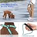 Pawaboo Dog Leash Harness Set, Durable Adjustable Heavy Duty No Pulling Dog Harness + Leash for Pet Dog Training Walking Running, Small Size, Lake Blue