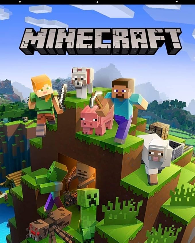 Amazon Com New Minecraft Fan Banner Polyester For Outdoor And