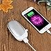 5200mAh USB Electric Rechargeable Hand Warmer，Vshow Baby Dolphin Pocket Portable Warmer Double-Side Heat and Emergency Phone Charger - Silver