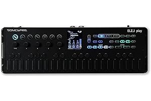 SONICWARE ELZ_1 play V2 Launch Edition incl. Case [Portable Synthesizer] 18 Synth Engines, 48 Effects, 4-Track Looper, Sequencer, Built-in Stereo Speakers, Battery-Powered, Original Waldorf Wavetables