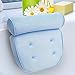 Kleeger Non Slip Home Spa Bath Pillow With Back And Neck Support. Waterproof, With Built In Suction Cups, Extra Padding For Ultimate Relaxation Experience