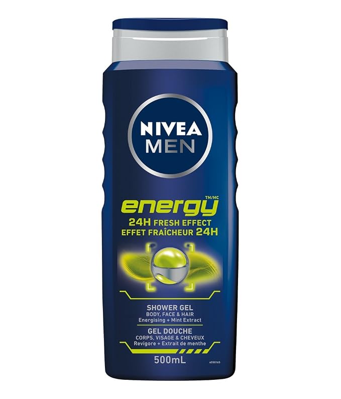 Nivea Energy for men Shower Gel 500ml (4005808130146)