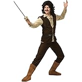 Fun Costumes Men's Inigo Montoya Costume | Adult Inigo Montoya The Princess Bride Costume, Movie Complete Outfit