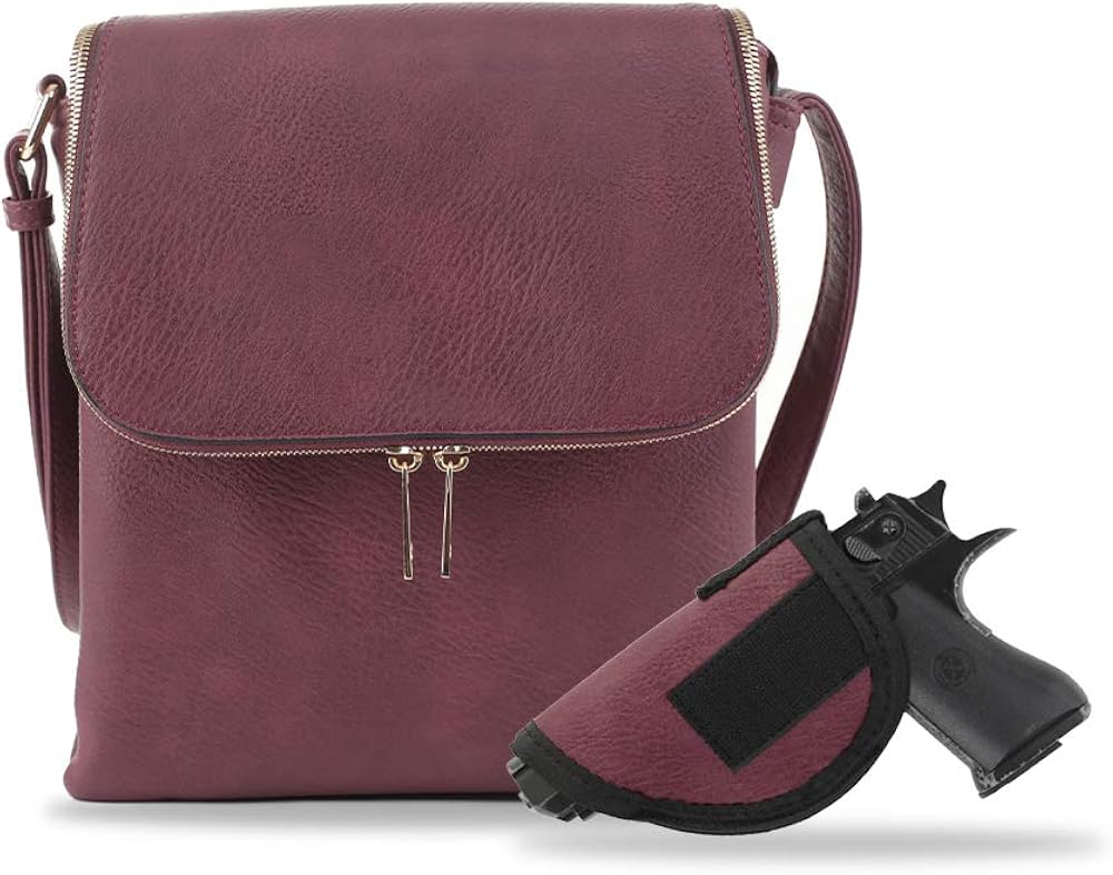 Jessie & James Double Compartment Flapover Concealed Carry Purses